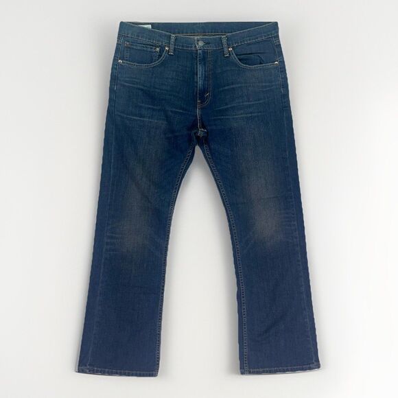 Levis Jeans Mens 36x30 Blue 527 Bootcut American‎ Preppy Medium Wash Western - Picture 1 of 5
